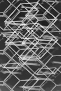 Abstract iron bars pattern Stock Photos