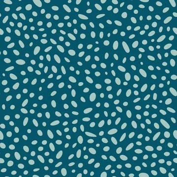 Abstract irregular brush spots, abstract wild animal skin print, seamless vec Stock Illustration
