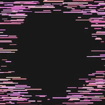 Abstract irregular horizontal stripe background template - vector frame graphic Stock Illustration