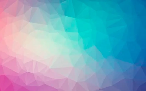 Abstract irregular polygon background with a triangle pattern in full multi c Stock Photos