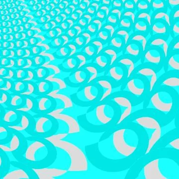 Abstract irregular round pattern turquoise pink Stock Illustration