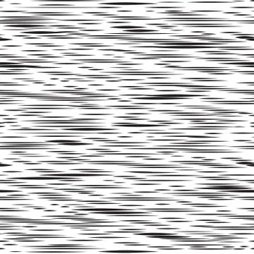 Abstract irregular stripe line seamless pattern. Black and white イラスト素材