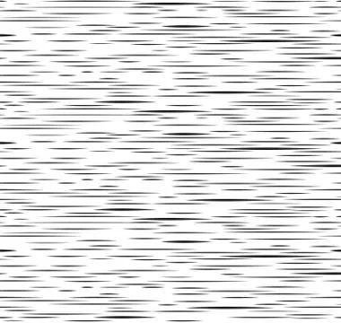 Abstract irregular stripe line seamless pattern. Black and white イラスト素材