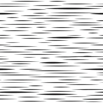 Abstract irregular stripe line seamless pattern. Black and white イラスト素材
