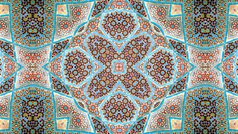 Abstract Islamic Background Seamless Loop Stock Footage 347679469