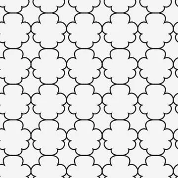 Abstract Islamic seamless pattern.  illustration Stock Illustration