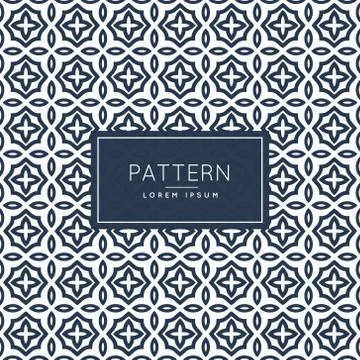 Abstract islamic style pattern shape background Stock Illustration