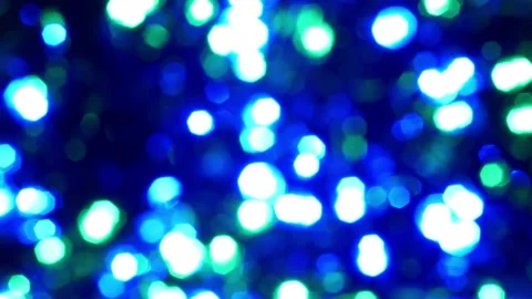 Abstract isolated blurred festive yellow orange lights with bokeh.  Holiday Video stock 165740857