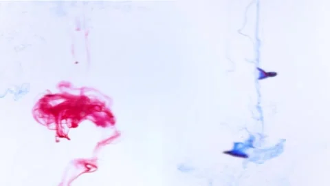 Abstract isolated red and blue color background (paint/dye) Stock Footage 145332082