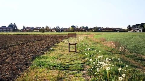 Abstract Isolation and Conceptual lockdown in Covid-19 era Stock Footage 129036532