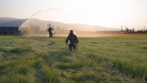 Abstract Isolation and Conceptual lockdown in Covid-19 quarantine - Water Stock Footage 129036868