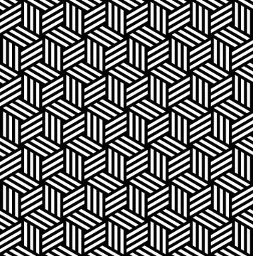 Abstract isometric 3d cube pattern background Illustrazione stock