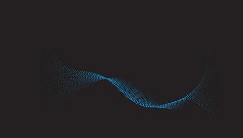 Abstract isometric 3d particle line graph Illustrazione stock