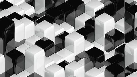 Abstract Isometric cubes Stock Illustration