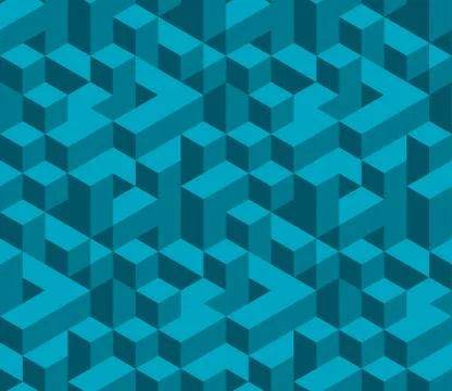 Abstract isometric pattern, creative background Illustrazione stock