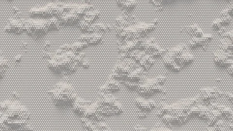 Abstract ivory motion background from random moving spheres, seamless loop .. Video stock 277547241