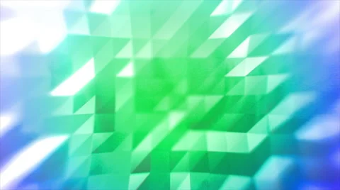 Abstract Jagged Blue Green Background Video stock 42799096