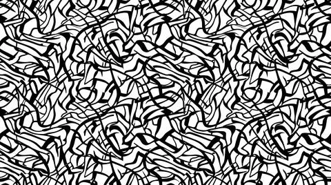 Abstract jagged geometric pattern with sharp black accents. Stock Illustration