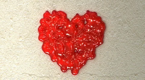 Abstract jam drop is streaming down Stock Footage 648702