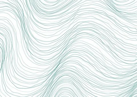 Abstract Japanese blue linear waves pattern elegant background Stock Illustration