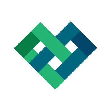 Abstract Join Partnership Symbol Vector Design Illustrazione stock