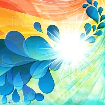 Abstract juicy designing vector background. eps 10 Stock Illustration