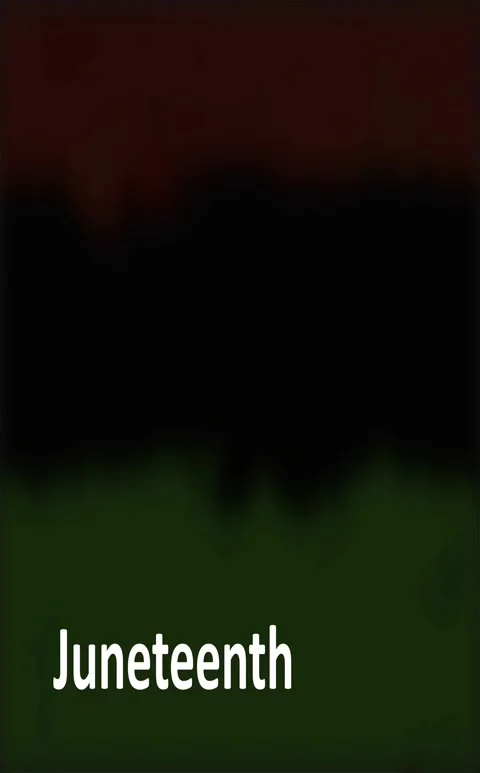 Abstract Juneteenth Red Black and Green Blurred Background Stock Footage 335698252