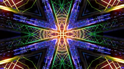 Abstract kaleido another version 库存影片 51566976