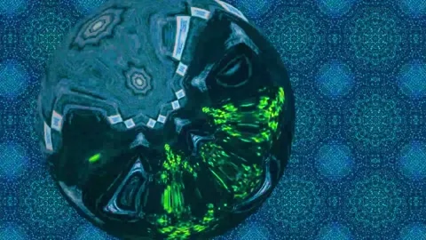 Abstract Kaleidoscop Kaleida Loop Stock Footage 229961782