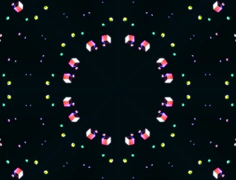 Abstract kaleidoscope animation Stock Footage 67102222