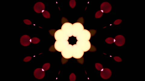 Abstract kaleidoscope animation Stock Footage 68516449