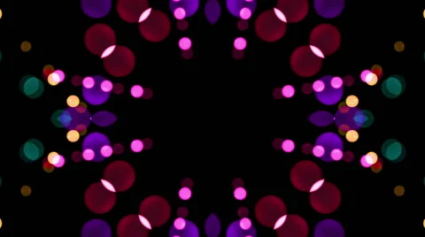 Abstract kaleidoscope animation Stock Footage 68516987