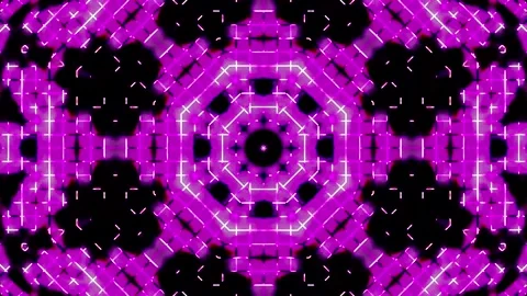 Abstract kaleidoscope animation Stock Footage 313951001