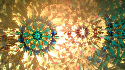 Abstract Kaleidoscope Background - 3 Stock Footage 36175884