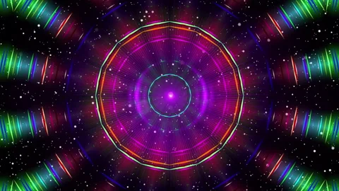 Abstract kaleidoscope background animation Vídeos de archivo 167659168