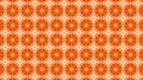 Abstract kaleidoscope background. computer graphics. red orange rays Stock Footage 85810003
