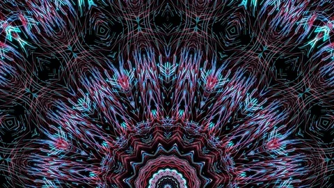 Abstract Kaleidoscope Background Stock Footage 95165432