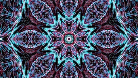Abstract Kaleidoscope Background Stock Footage 95165491