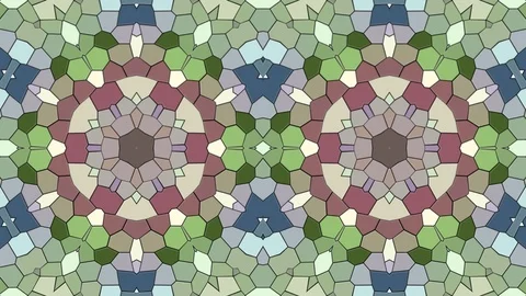 Abstract kaleidoscope background Stock Footage 96669841