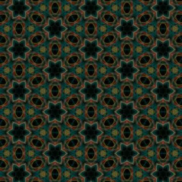 Abstract kaleidoscope background. geometric intersecting striped illustration Stock Illustration