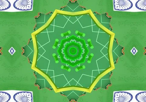 Abstract kaleidoscope background Stock-Illustration