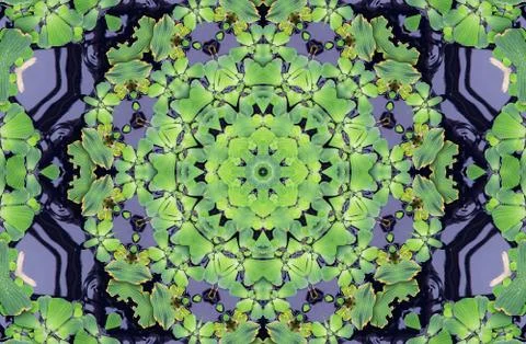 Abstract kaleidoscope background Stock Illustration