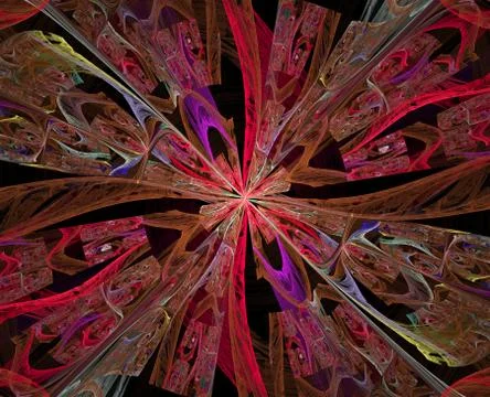 Abstract kaleidoscope background. イラスト素材