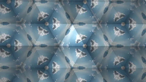 Abstract Kaleidoscope Background. Motion Graphics Pattern. 4K, animation of Stock Footage 254968420