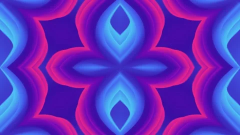 Abstract Kaleidoscope Background. Motion Graphics Pattern. Stock Footage 261911945