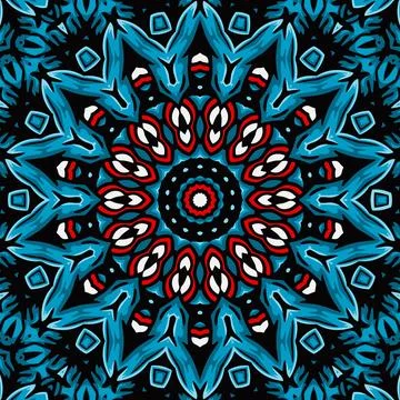 Abstract kaleidoscope background. multicolor mosaic texture, beautiful kale.. Stock Illustration