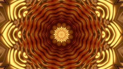 Abstract kaleidoscope background, unique mandala animation. Video stock 192246002