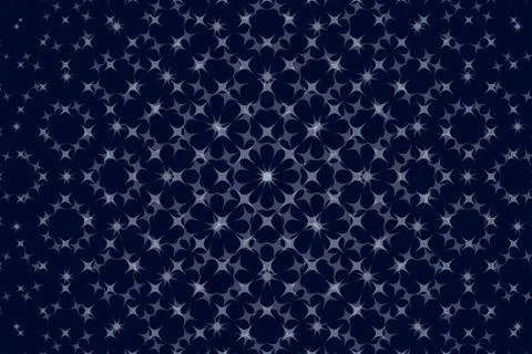 Abstract kaleidoscope background. Vector blue abstract pattern. Stock Illustration