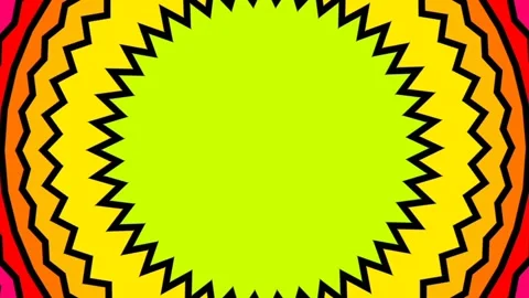 Abstract kaleidoscope circular shape pattern 2d animation Stock Footage 237140193