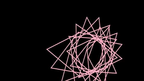 Abstract Kaleidoscope Design Stock Footage 296615380